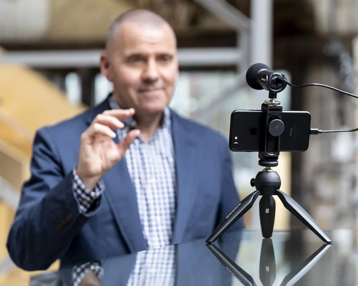 Video and presentation skills training with Connelly accountants Image 1